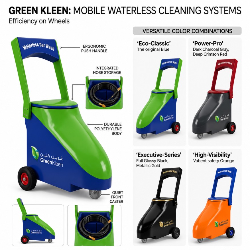 Green Kleen Car Wash Trolley